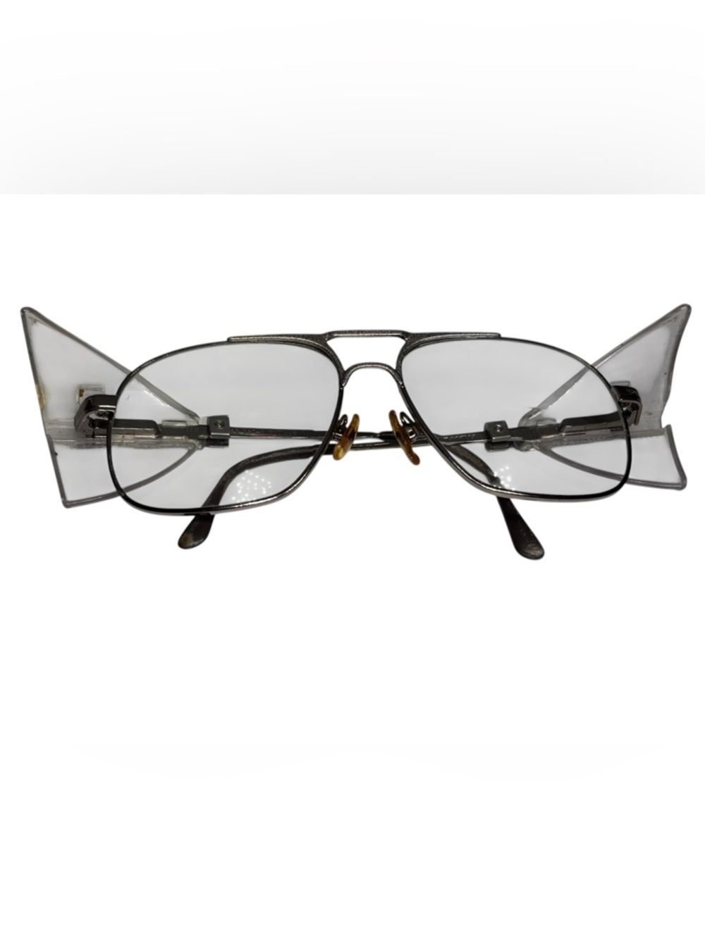 Vintage Titmus Z87 Safety Glasses Metal Frame 58 15 USA Industrial Retro Hipster